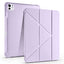 Apple iPad Pro 11 2025 M5 Kılıf Zore Tri Folding Kalem Bölmeli Standlı Kılıf Lila