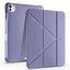 Apple iPad Pro 11 2025 M5 Kılıf Zore Tri Folding Kalem Bölmeli Standlı Kılıf Mor