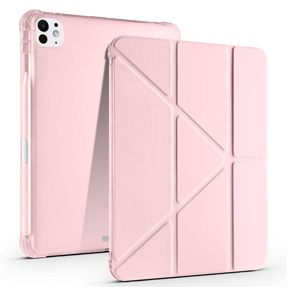 Apple iPad Pro 11 2025 M5 Kılıf Zore Tri Folding Kalem Bölmeli Standlı Kılıf