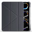 Apple iPad Pro 11 2025 M5 Kılıf Zore Tri Folding Kalem Bölmeli Standlı Kılıf Gri