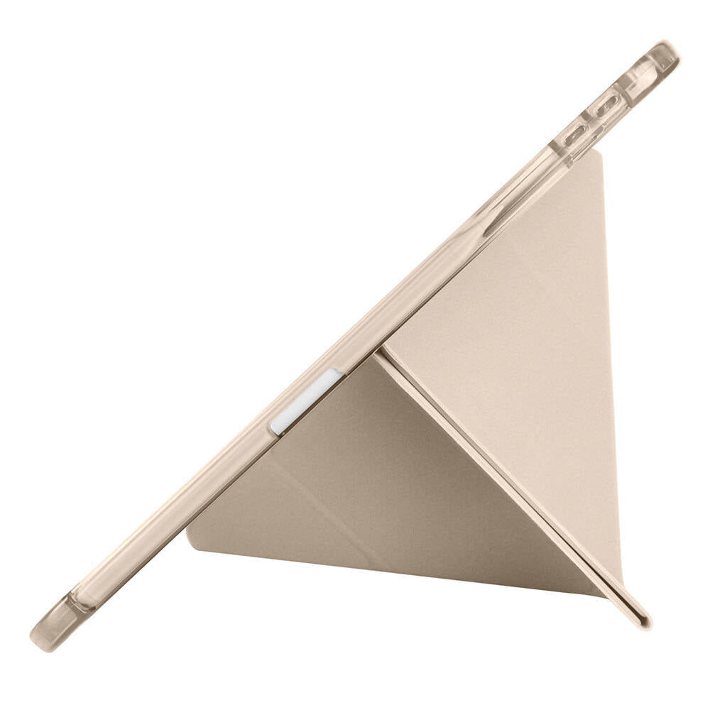 Apple iPad Pro 11 2025 M5 Kılıf Zore Tri Folding Kalem Bölmeli Standlı Kılıf Mavi