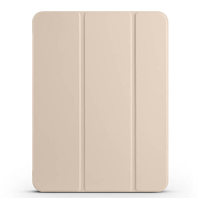Apple iPad Pro 11 2025 M5 Zore Smart Cover Kalem Bölmeli Standlı 1-1 Kılıf Gold