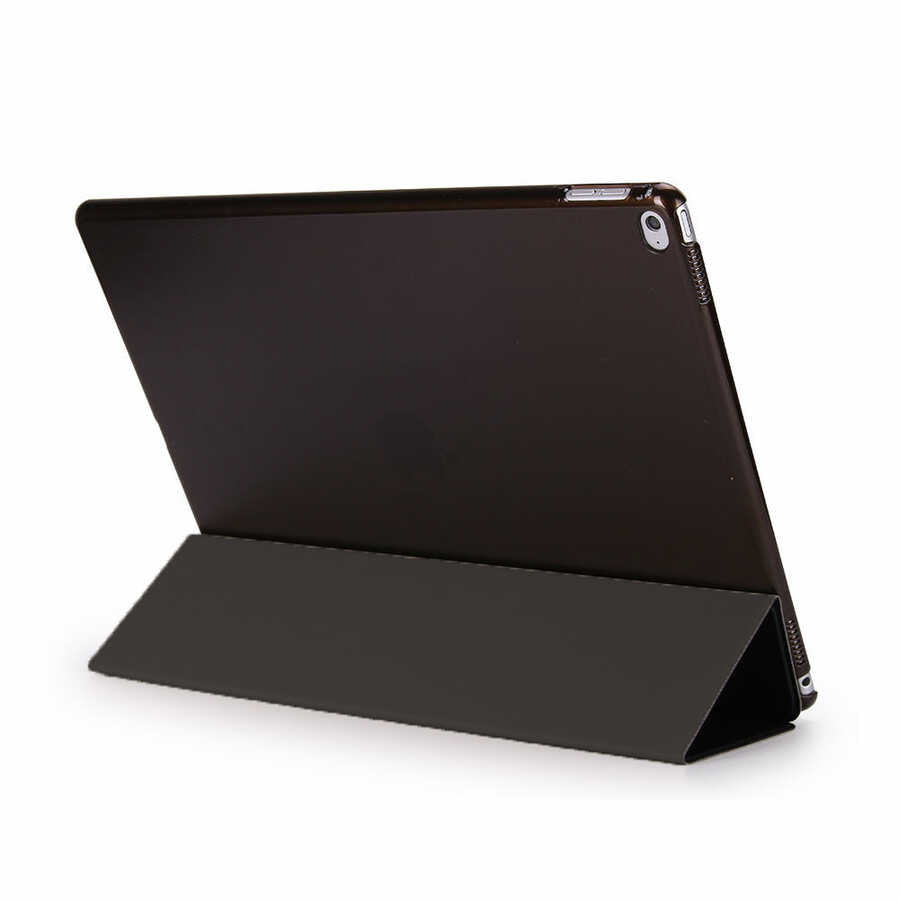 Apple iPad Pro 12.9 2015 Zore Smart Cover Standlı 1-1 Kılıf Rose Gold