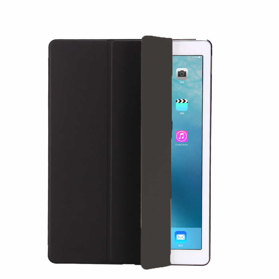 Apple iPad Pro 12.9 2015 Zore Smart Cover Standlı 1-1 Kılıf Mavi