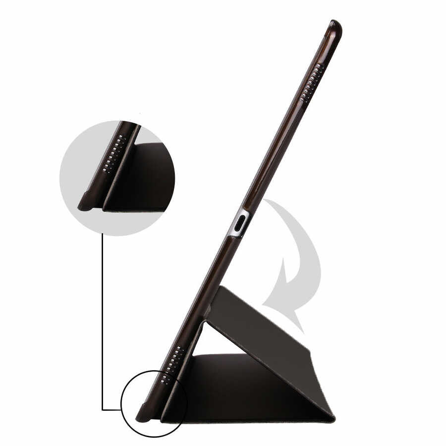 Apple iPad Pro 12.9 2015 Zore Smart Cover Standlı 1-1 Kılıf Lacivert