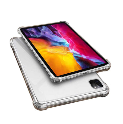 Apple iPad Pro 12.9 2020 (4.Nesil) Kılıf Zore Tablet Nitro Anti Shock Silikon Kapak Renksiz