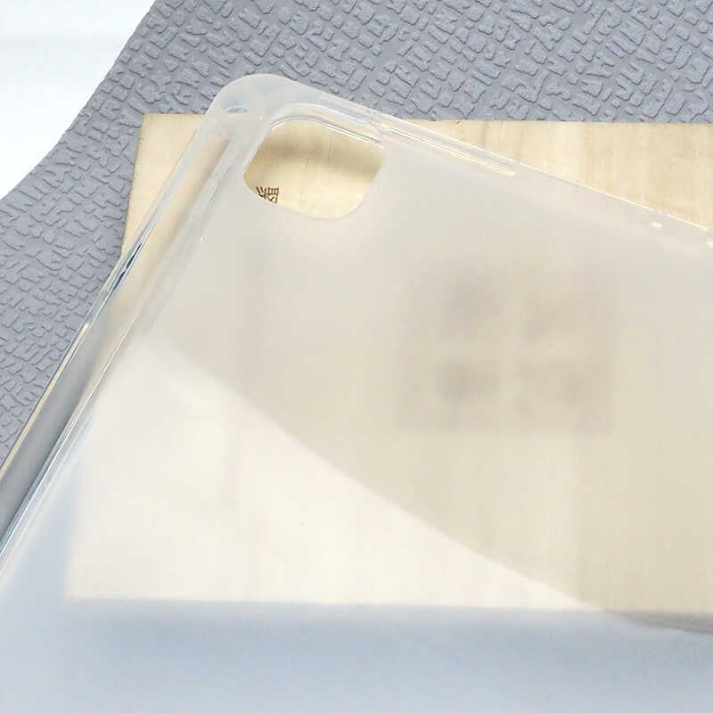 Apple iPad Pro 12.9 2020 (4.Nesil) Zore Kalemli Tablet Silikon Renksiz