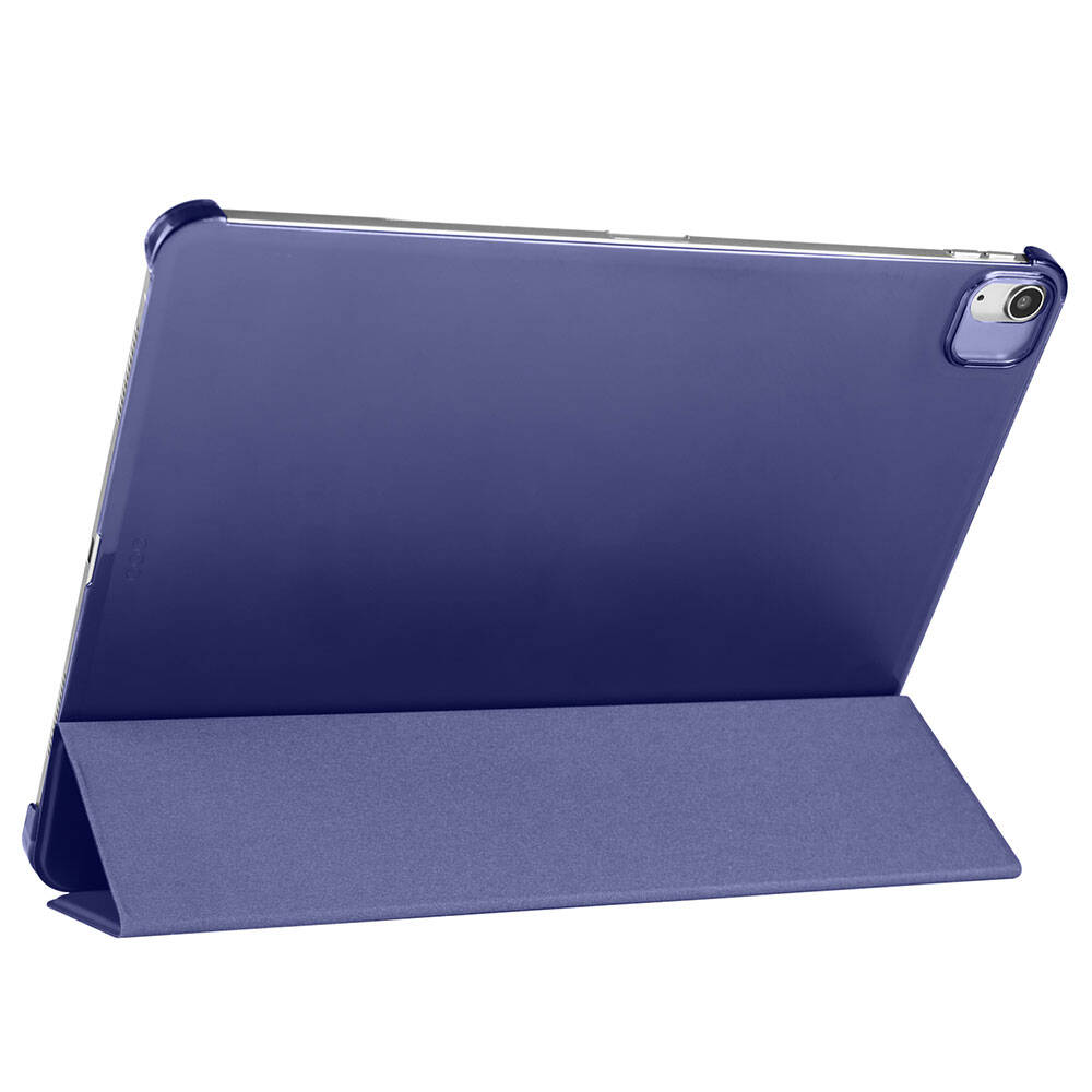 Apple iPad Pro 12.9 2020 (4.Nesil) Zore Smart Cover Kalem Bölmeli Standlı 1-1 Kılıf Lila