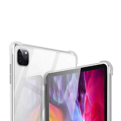 Apple iPad Pro 12.9 2022 M2 Kılıf Zore Tablet Nitro Anti Shock Silikon Kapak Renksiz