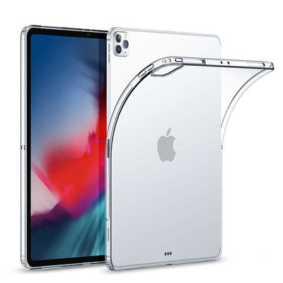 Apple iPad Pro 12.9 Pro 2020 (4.Nesil) Kılıf Zore Tablet Süper Silikon Kapak Siyah