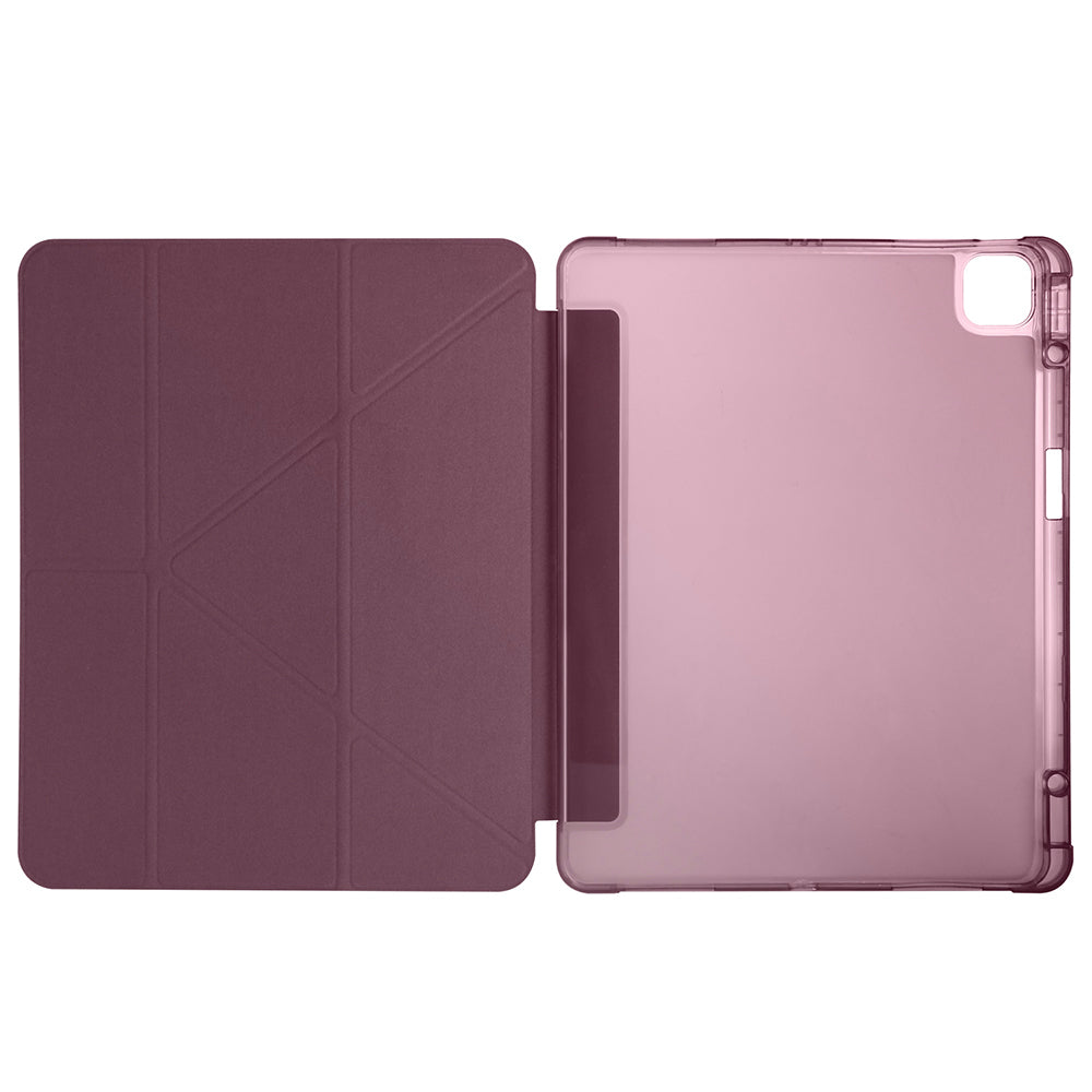 Apple iPad Pro 13 2024 Kılıf Zore Tri Folding Kalem Bölmeli Standlı Kılıf
