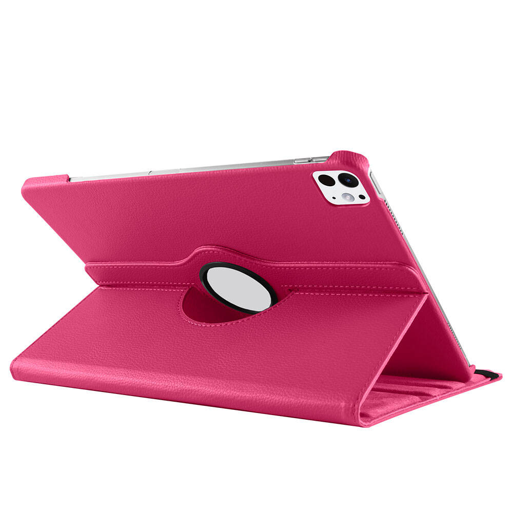 Apple iPad Pro 13 2025 M5 Zore Dönebilen Standlı Kılıf Siyah