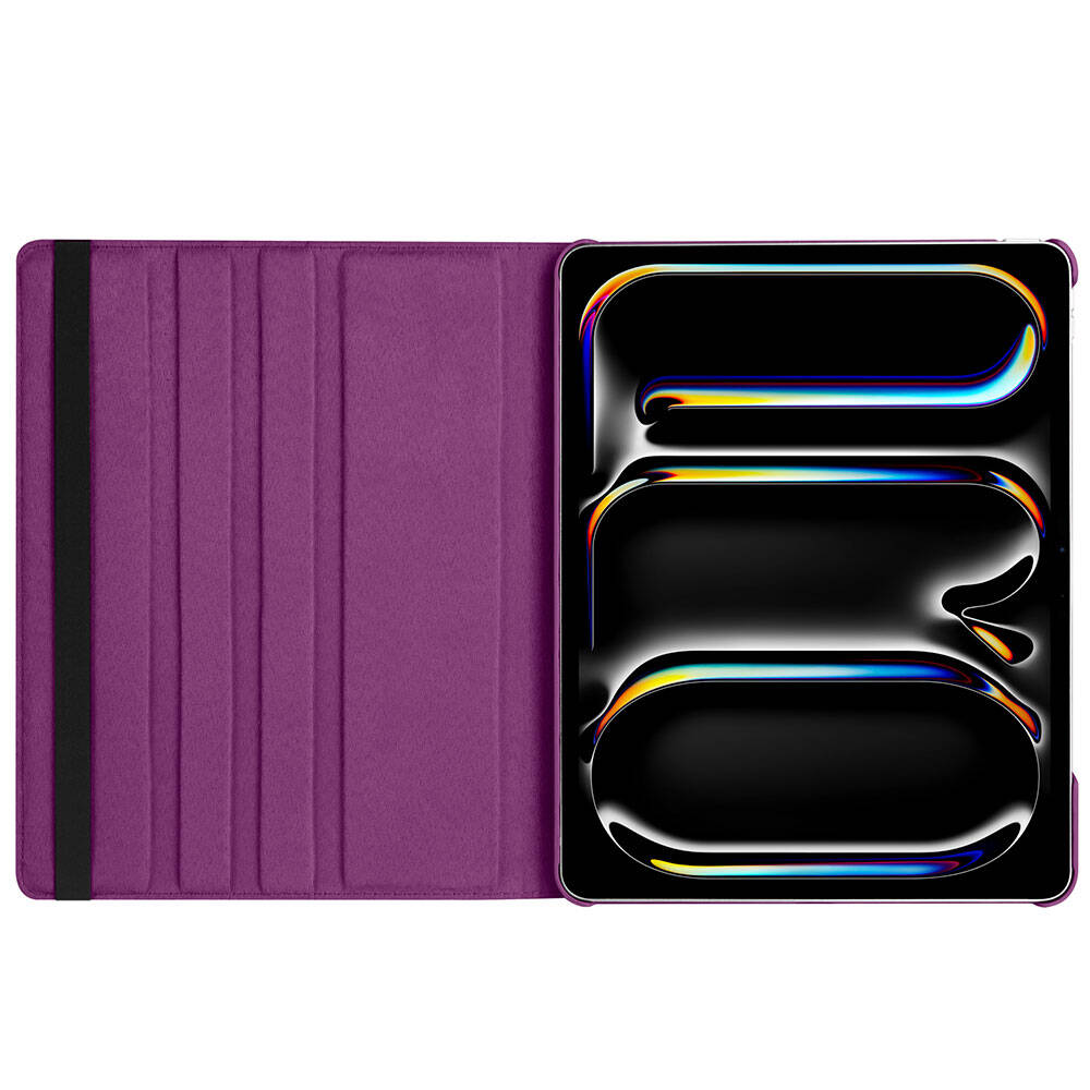 Apple iPad Pro 13 2025 M5 Zore Dönebilen Standlı Kılıf Mavi