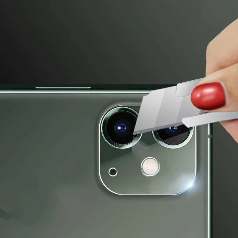 Apple iPhone 11 Zore 3D Full Kamera Koruyucu Renksiz