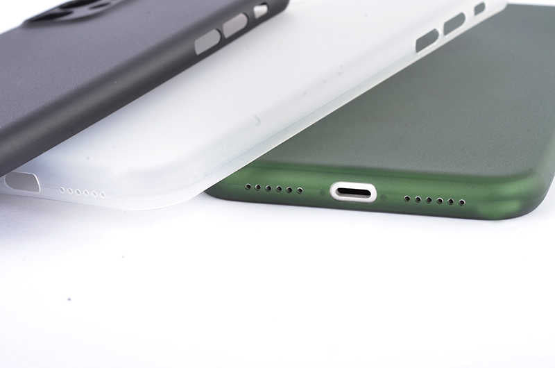 Apple iPhone 11 Kılıf Zore 1.Kalite PP Silikon Beyaz