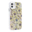 Apple iPhone 11 Kılıf Çiçek Desenli Parlak Taşlı Sert Silikon Zore Garden Kapak Colorful