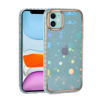 Apple iPhone 11 Kılıf Desenli Parlayan Transparan Zore Avva Kapak NO2