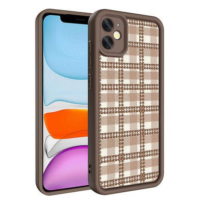 Apple iPhone 11 Kılıf Kamera Korumalı Baskılı Arka Yüzey Zore Klas Kapak Beyaz