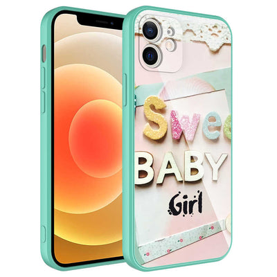 Apple iPhone 11 Kılıf Kamera Korumalı Desenli Sert Silikon Zore Epoksi Kapak NO5