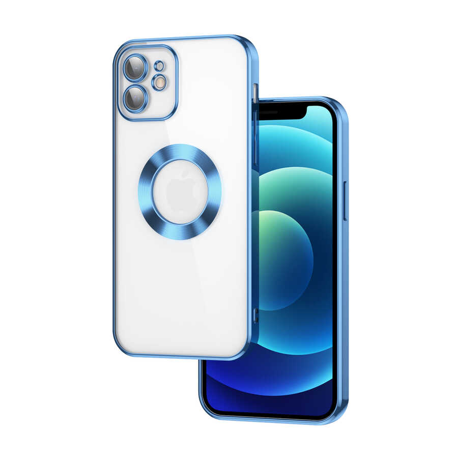 Apple iPhone 11 Kılıf Kamera Korumalı Logo Gösteren Zore Omega Kapak