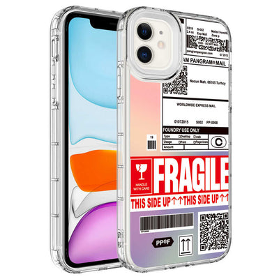 Apple iPhone 11 Kılıf Kamera Korumalı Renkli Desenli Sert Silikon Zore Korn Kapak NO5