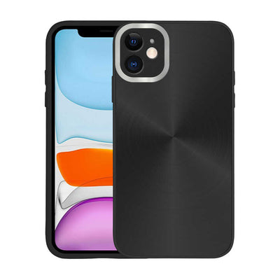 Apple iPhone 11 Kılıf Kamera Korumalı Sert Zore Desa Kapak Siyah