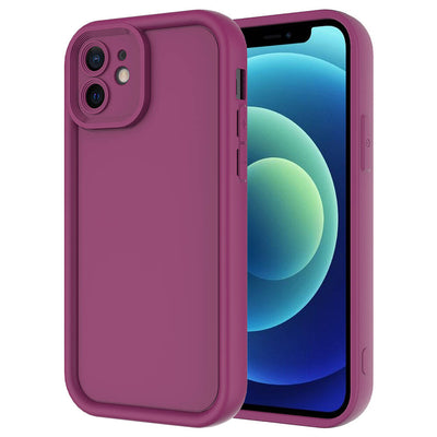 Apple iPhone 11 Kılıf Kamera Korumalı Zore Ananas Kapak Mürdüm
