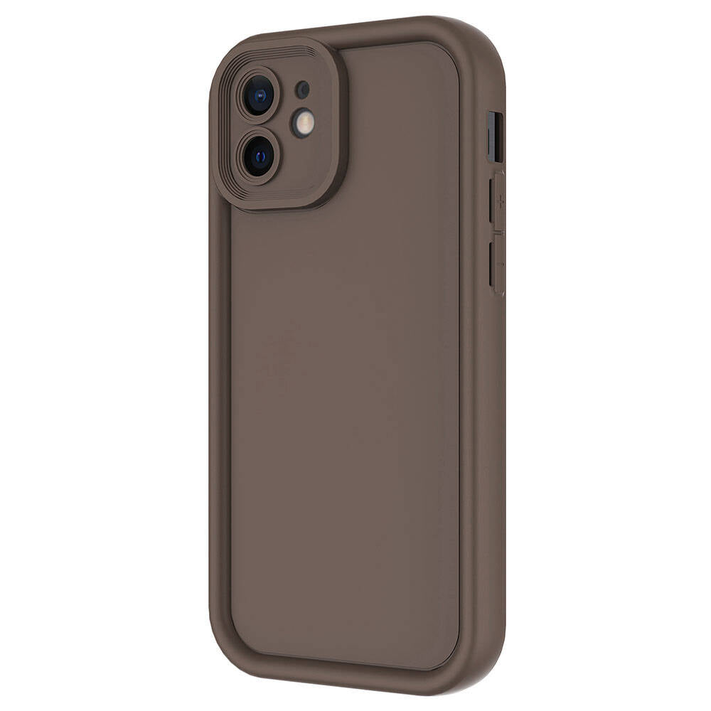 Apple iPhone 11 Kılıf Kamera Korumalı Zore Ananas Kapak Mürdüm