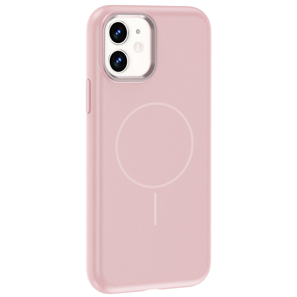 Apple iPhone 11 Kılıf M-Safe Şarj Özellikli Metal Kamera Çerçeveli Zore Edi Silikon Kapak Siyah