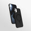 Apple iPhone 11 Kılıf M-safe Şarj Özellikli Standlı Zore Samara Kapak Pembe