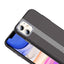 Apple iPhone 11 Kılıf M-safe Şarj Özellikli Karbon Fiber Görünümlü Zore Gros Kapak Lacivert