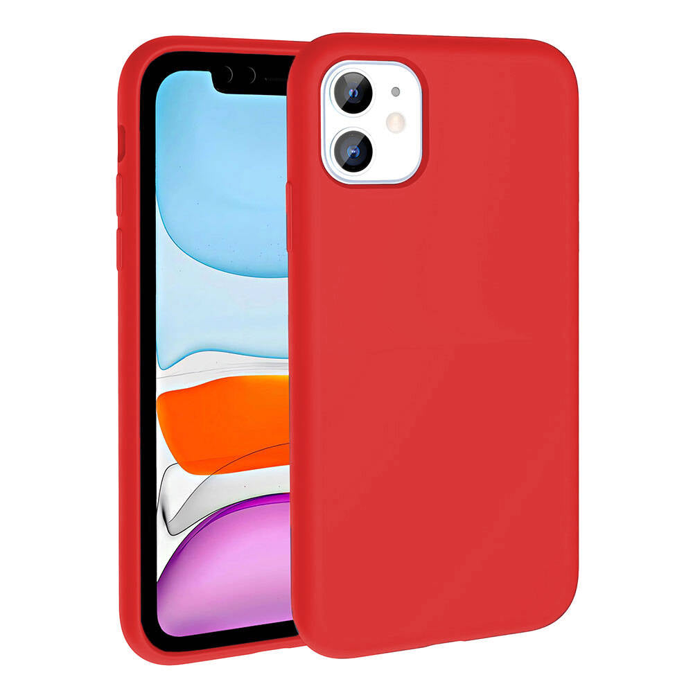 Apple iPhone 11 Kılıf M-safe Şarj Özellikli Sıvı Teknolojili Silinebilir Sert Zore Kivi Kapak