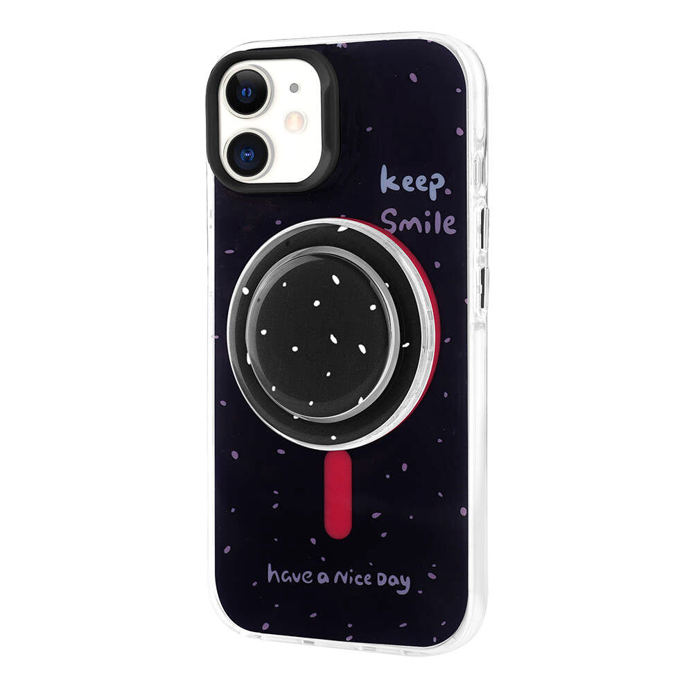 Apple iPhone 11 Kılıf M-safe Şarj Özellikli Tak-Çıkar Pop Soketli Zore Tiktok Kapak