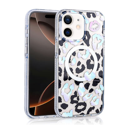 Apple iPhone 11 Kılıf M-safe Şarj Özellikli Zore Jago Kapak Siyah-Kahverengi