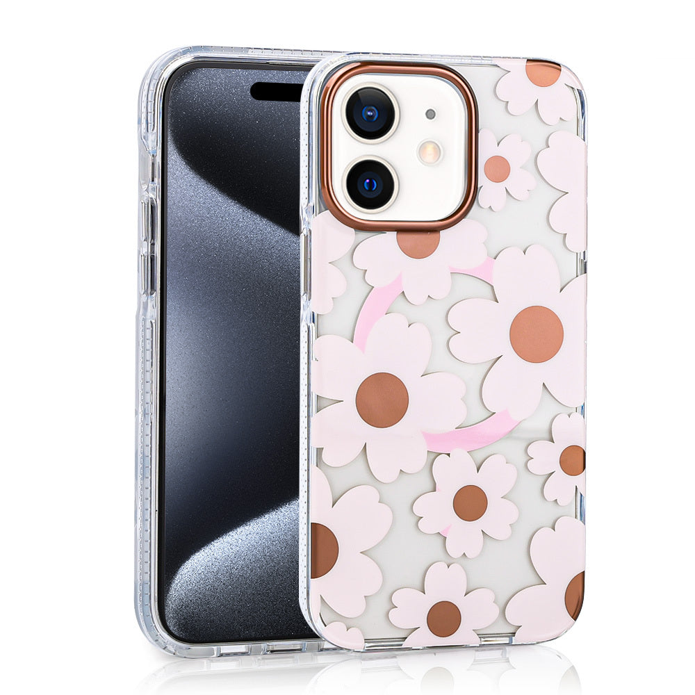 Apple iPhone 11 Kılıf M-safe Şarj Özellikli Zore Papat Kapak Pembe