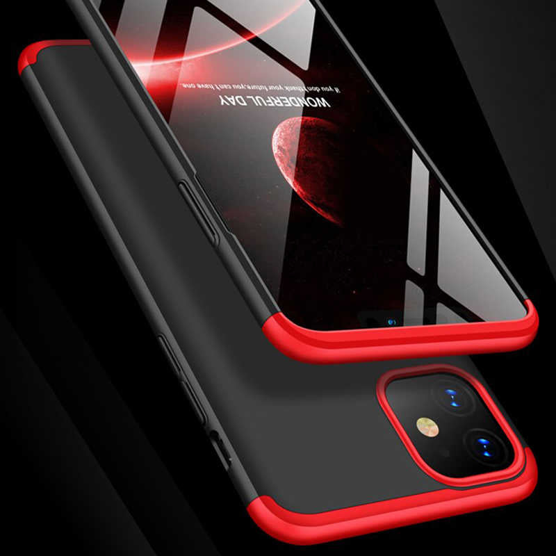 Apple iPhone 11 Kılıf Zore Ays Kapak Siyah-Mavi