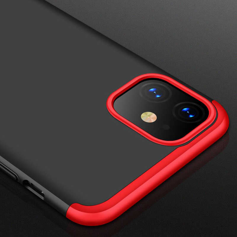 Apple iPhone 11 Kılıf Zore Ays Kapak Siyah-Mavi