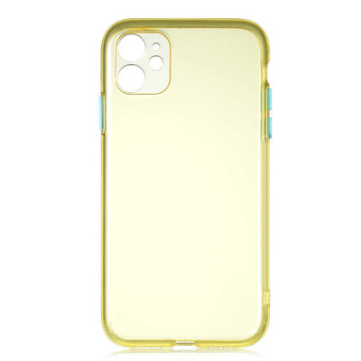 Apple iPhone 11 Kılıf Zore Bistro Kapak Sarı