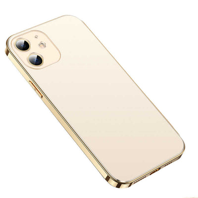 Apple iPhone 11 Kılıf Zore Bobo Kapak Gold