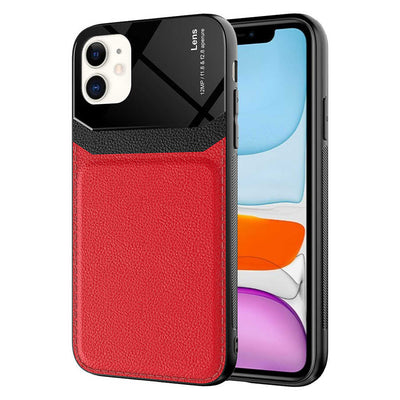 Apple iPhone 11 Kılıf Zore Emiks Kapak Kırmızı
