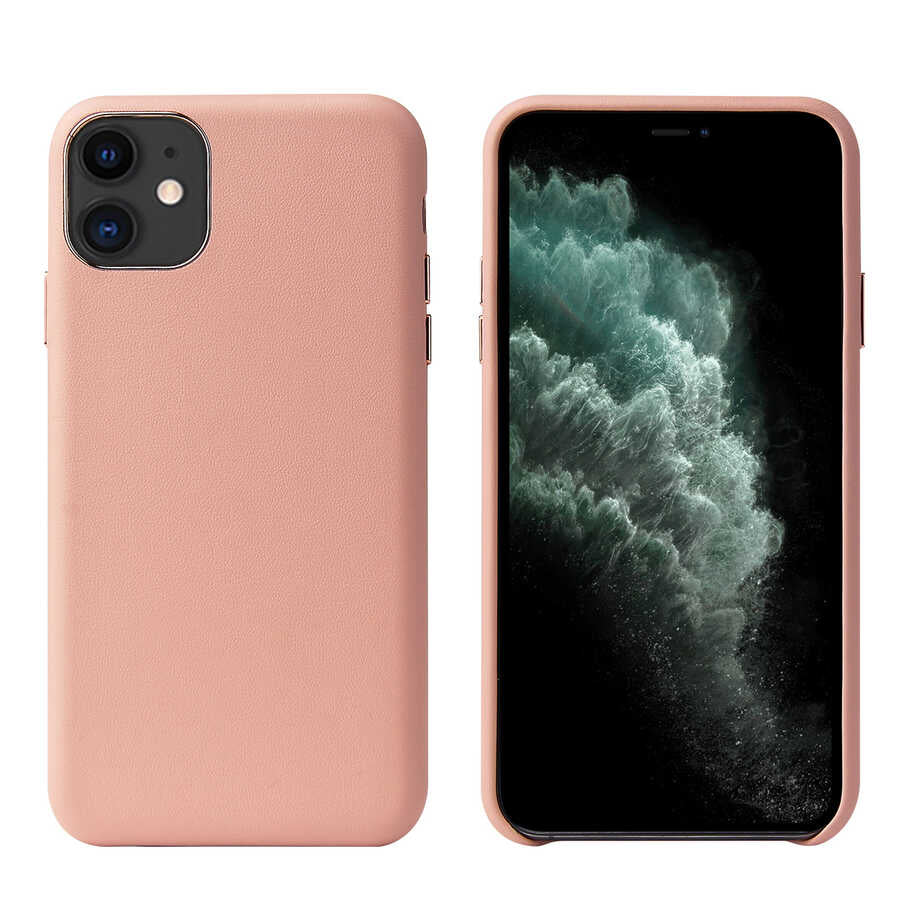 Apple iPhone 11 Kılıf Zore Eyzi Kapak Kahverengi