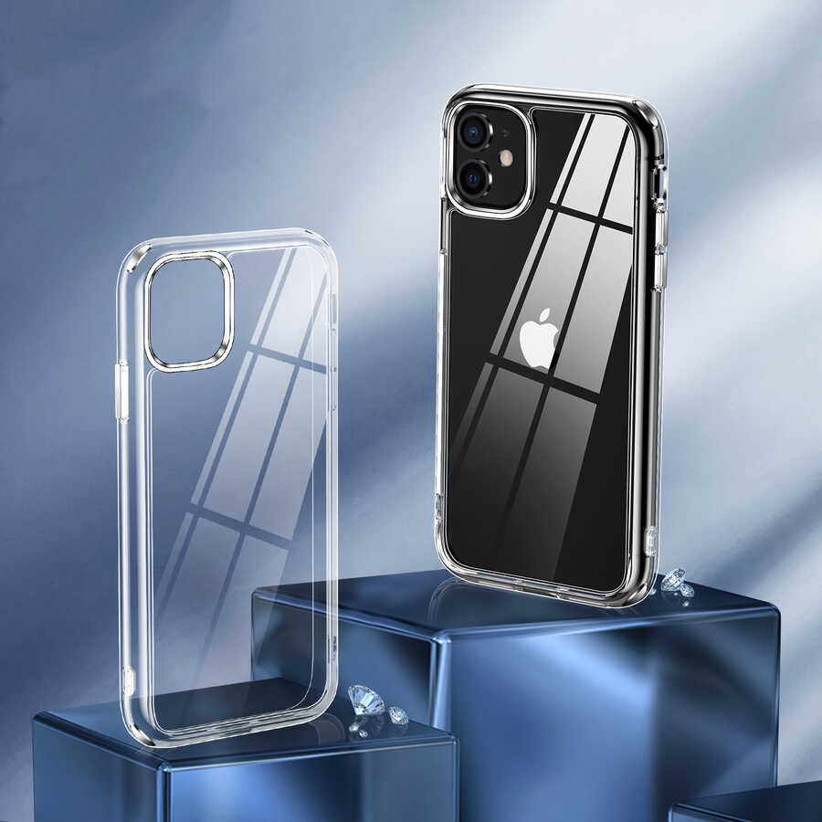 Apple iPhone 11 Kılıf Zore Forst Kapak Renksiz