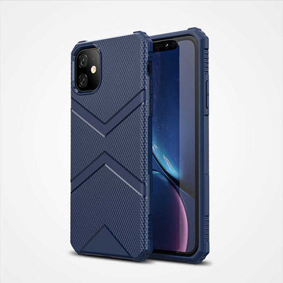 Apple iPhone 11 Kılıf Zore Hank Silikon Siyah