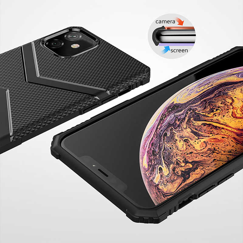 Apple iPhone 11 Kılıf Zore Hank Silikon Lacivert