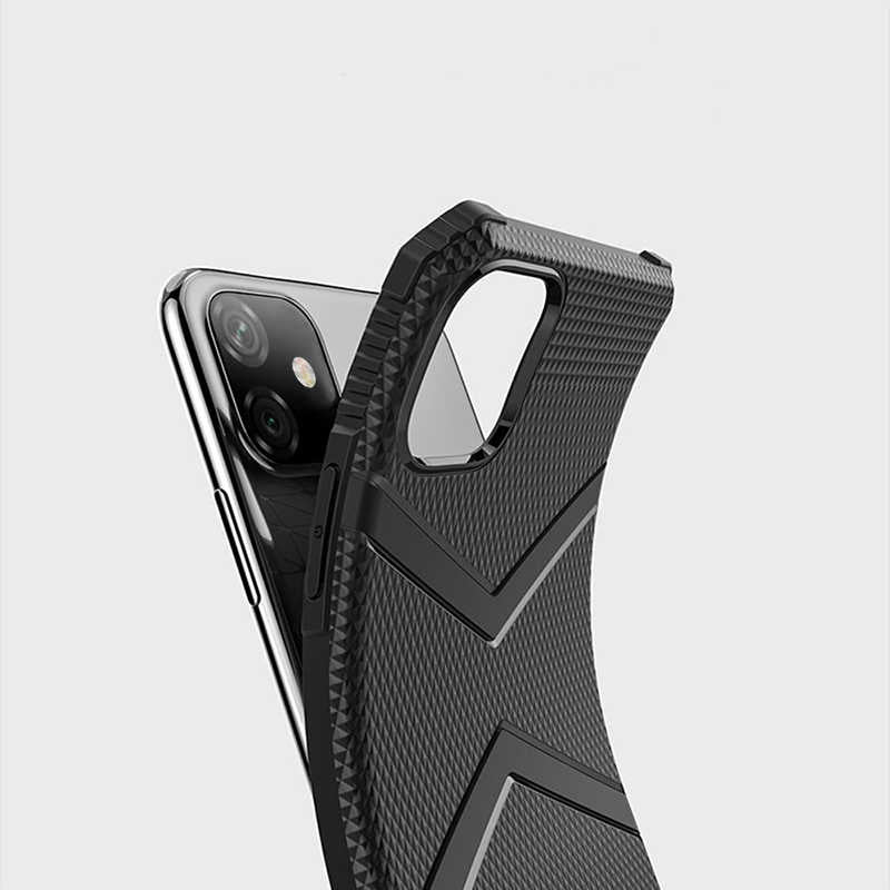 Apple iPhone 11 Kılıf Zore Hank Silikon Lacivert