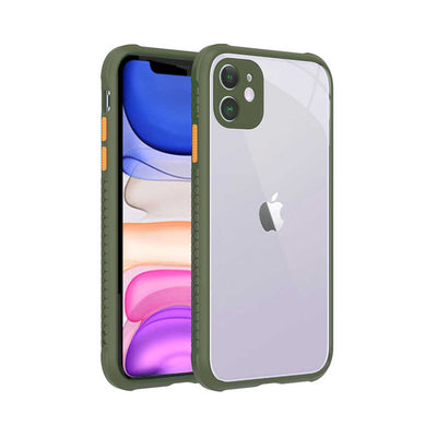 Apple iPhone 11 Kılıf Zore Kaff Kapak Açık Yeşil