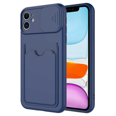 Apple iPhone 11 Kılıf Zore Kartix Kapak Lacivert