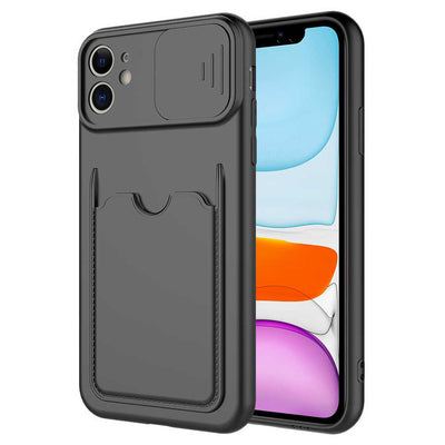 Apple iPhone 11 Kılıf Zore Kartix Kapak Siyah