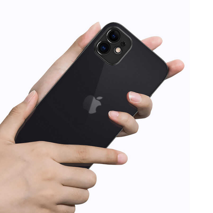 Apple iPhone 11 Kılıf Zore Mat Gbox Kapak Mavi
