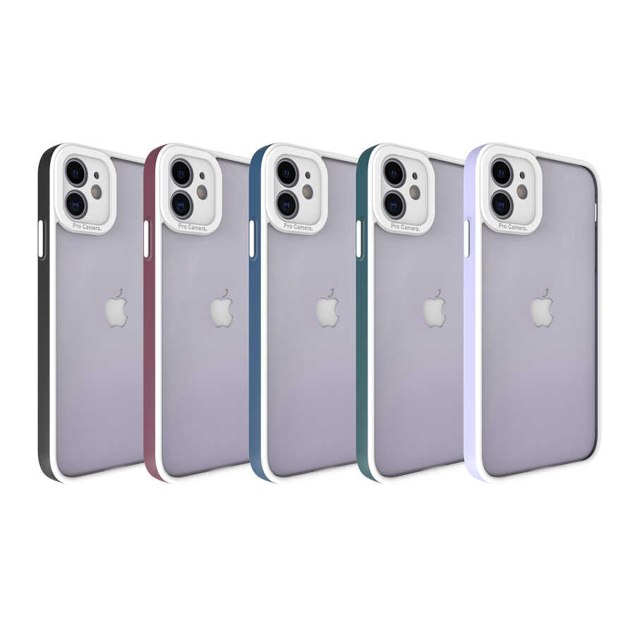 Apple iPhone 11 Kılıf Zore Mima Kapak Lila